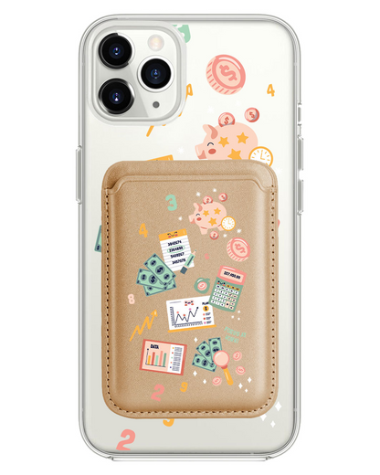 iPhone Magnetic Wallet Case - Finance