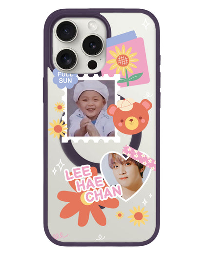 iPhone Rearguard Hybrid - Face Grid Sunflower