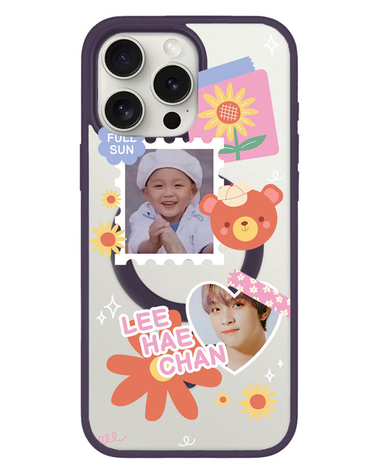 iPhone Rearguard Hybrid - Face Grid Sunflower