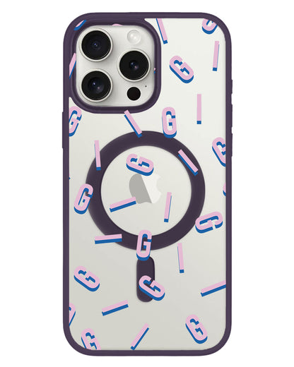 iPhone Rearguard Hybrid - CUSTOM MONOGRAM 1.0 Cotton Candy