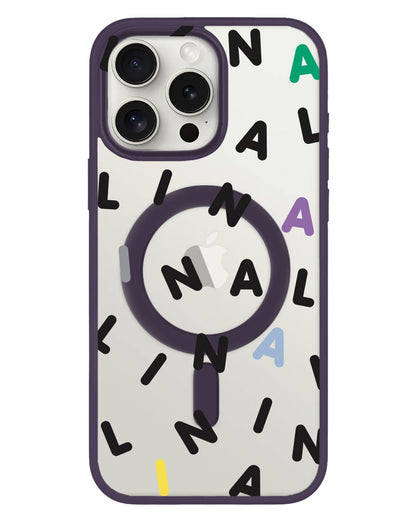 iPhone Rearguard Hybrid - CUSTOM MONOGRAM 2.0 Black