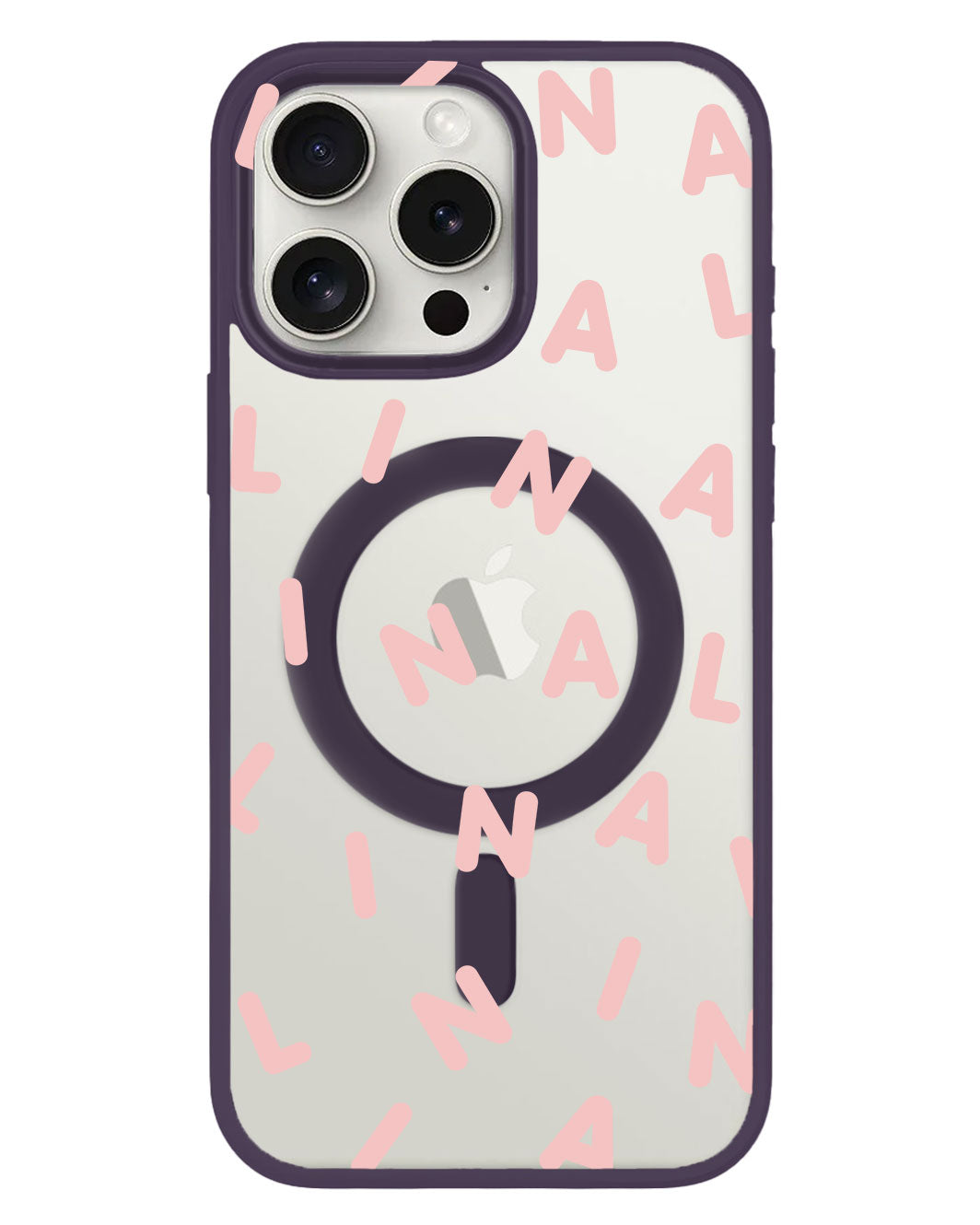 iPhone Rearguard Hybrid - CUSTOM Monogram 2.0 Rosewater