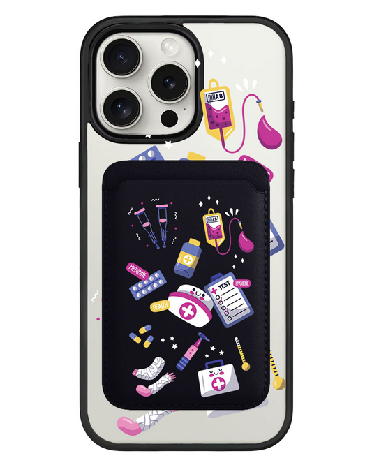iPhone Magnetic Wallet Case - Nurse