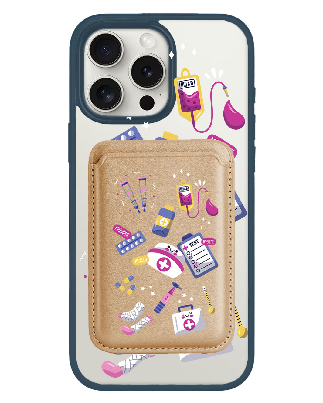 iPhone Magnetic Wallet Case - Nurse