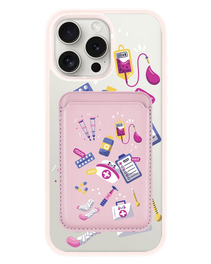 iPhone Magnetic Wallet Case - Nurse