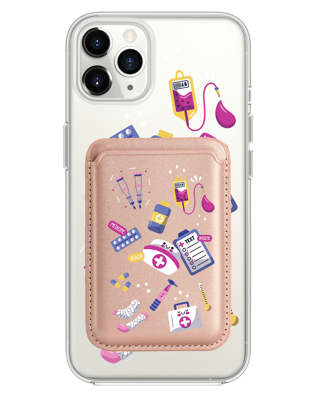 iPhone Magnetic Wallet Case - Nurse