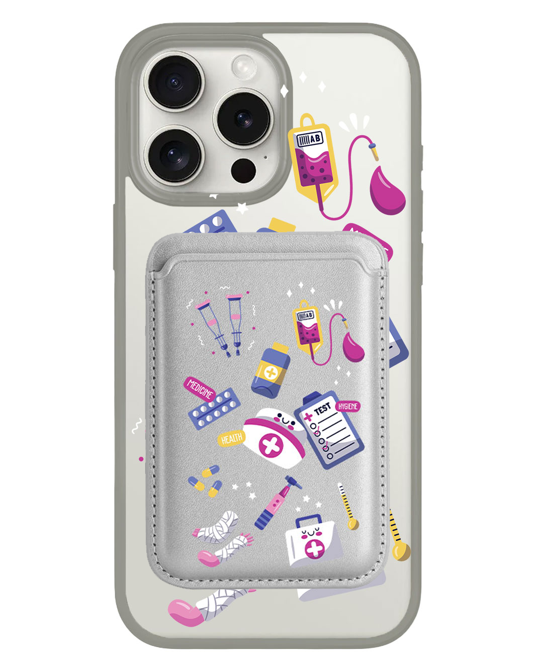 iPhone Magnetic Wallet Case - Nurse