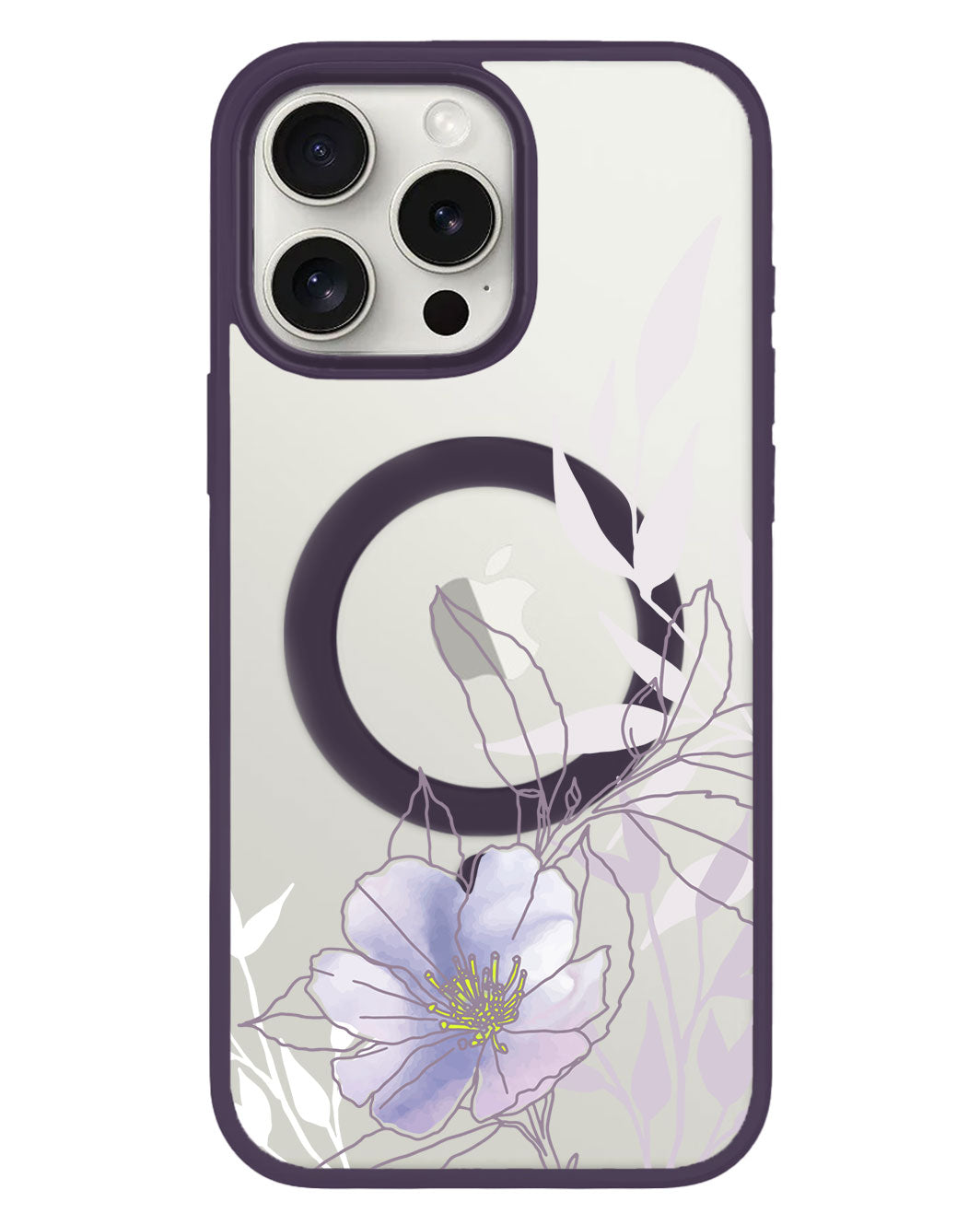 iPhone Rearguard Hybrid - Purple Lily