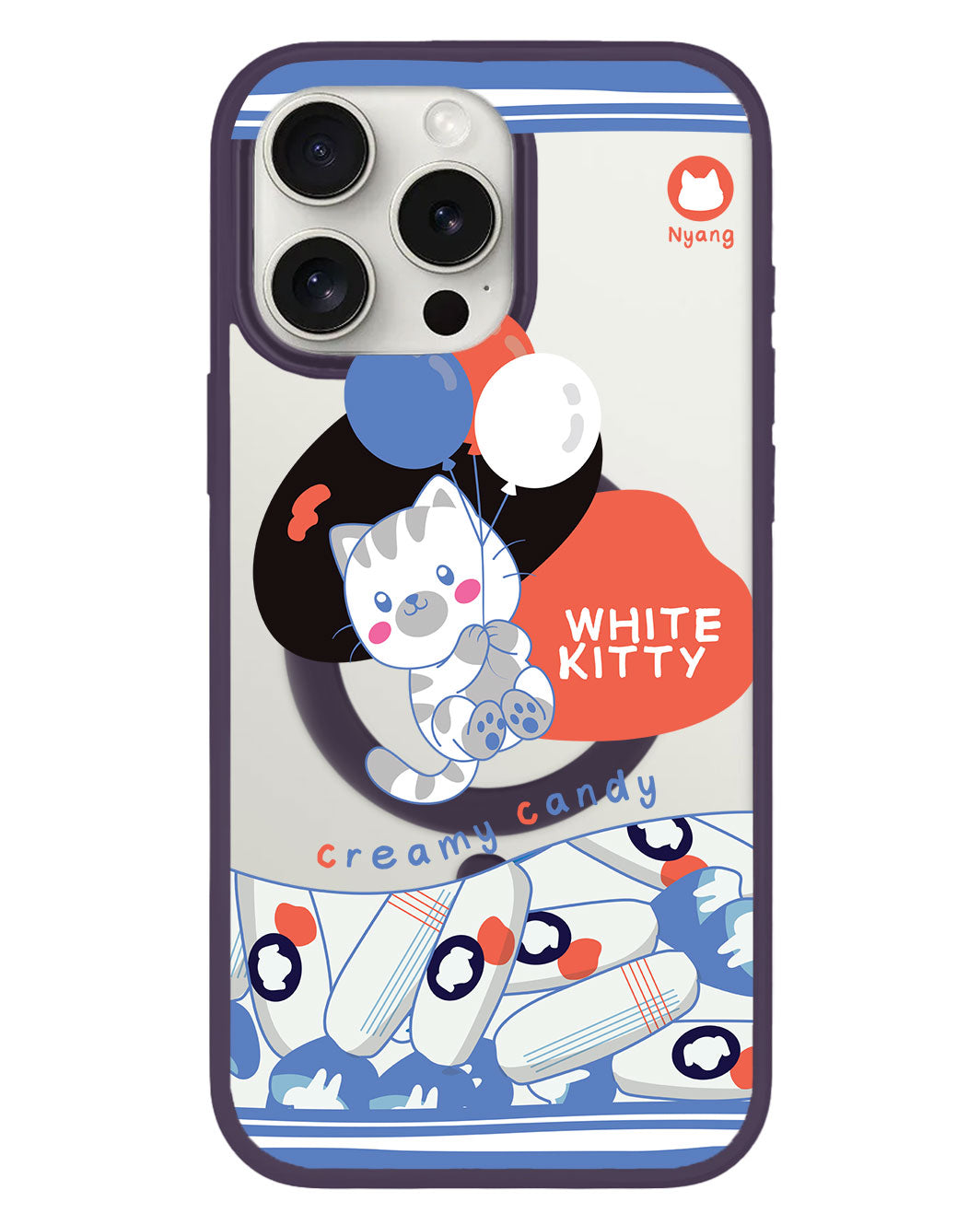 iPhone Rearguard Hybrid - White Kitty