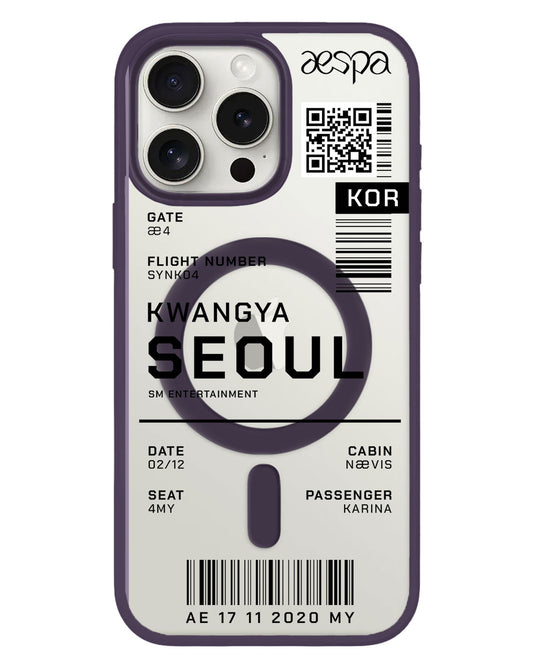 iPhone Rearguard Hybrid - Aespa Kwangya Ticket