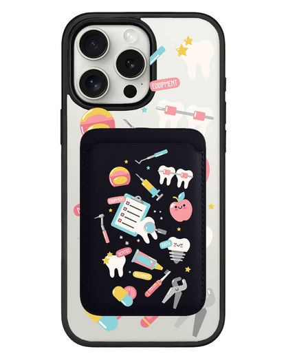 iPhone Magnetic Wallet Case - Dentist