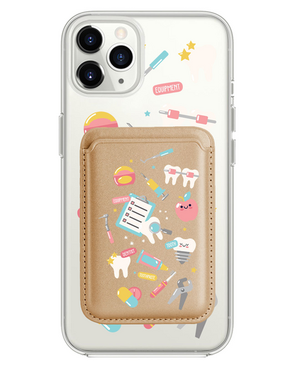 iPhone Magnetic Wallet Case - Dentist