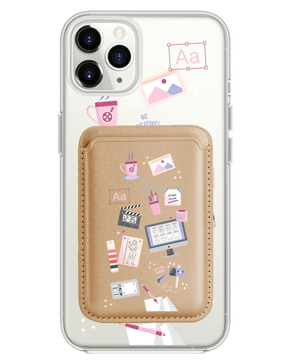 iPhone Magnetic Wallet Case - Designer