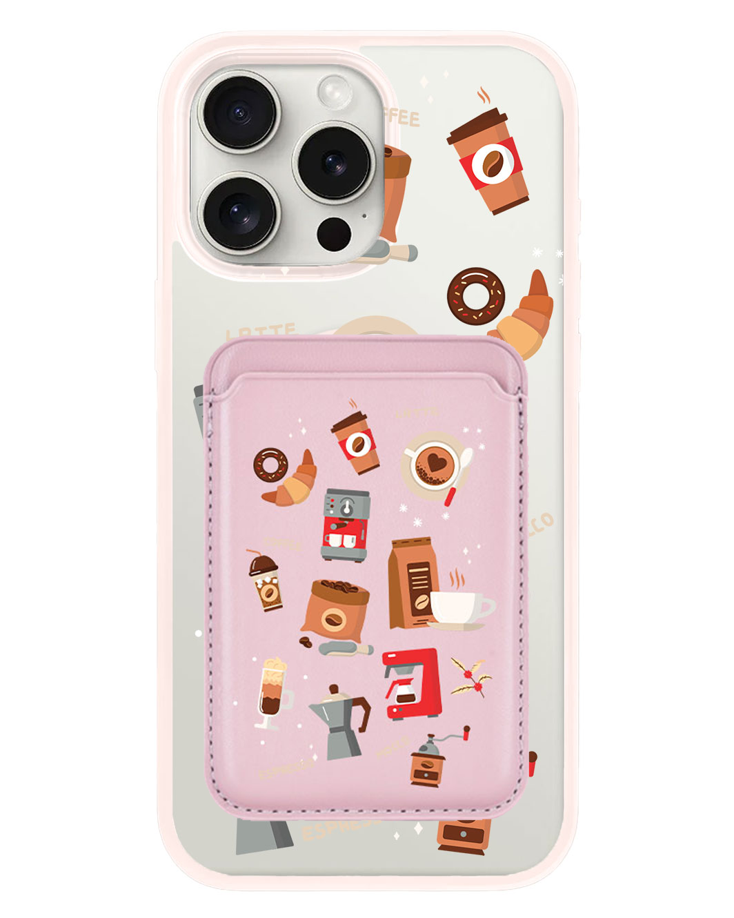 iPhone Magnetic Wallet Case - Barista