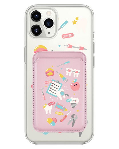 iPhone Magnetic Wallet Case - Dentist