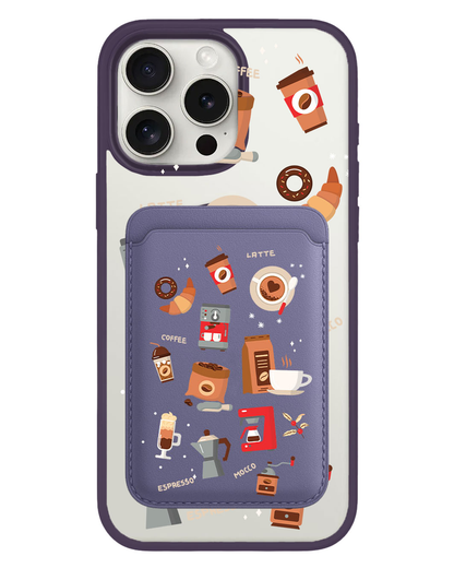 iPhone Magnetic Wallet Case - Barista