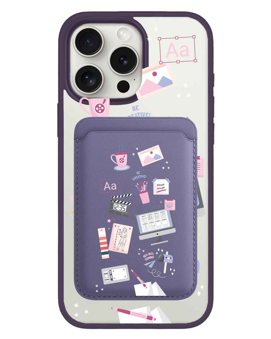 iPhone Magnetic Wallet Case - Designer