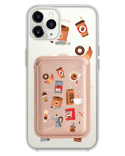 iPhone Magnetic Wallet Case - Barista