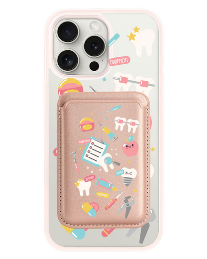 iPhone Magnetic Wallet Case - Dentist