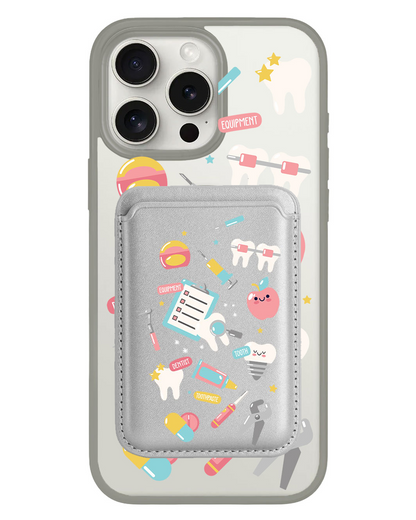 iPhone Magnetic Wallet Case - Dentist