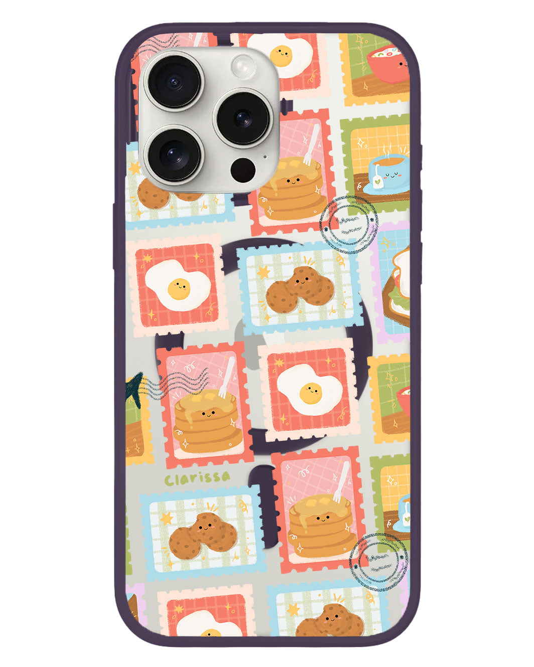 iPhone Rearguard Hybrid - Breakfast Menu Stamps
