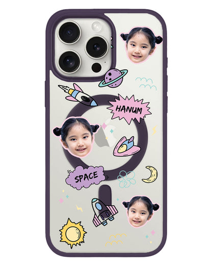iPhone Rearguard Hybrid - Face Grid Space