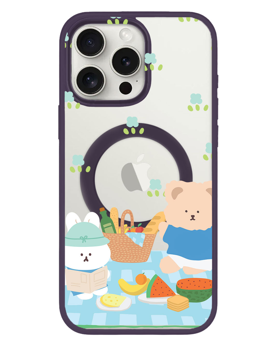 iPhone Rearguard Hybrid - Picnic Bear Blue
