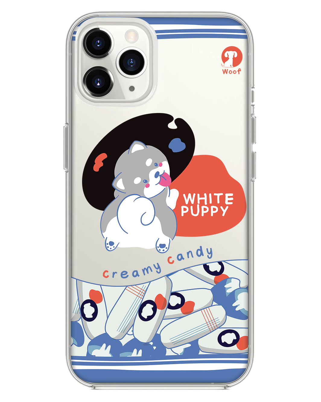 iPhone Rearguard Hybrid - White Puppy