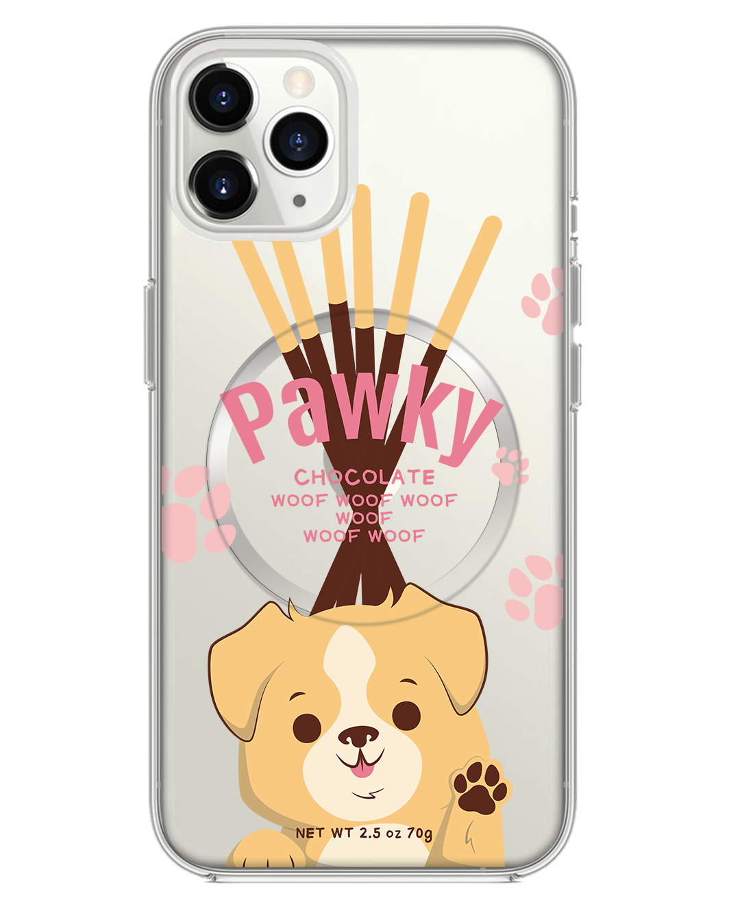 iPhone Rearguard Hybrid - Pawky Dog