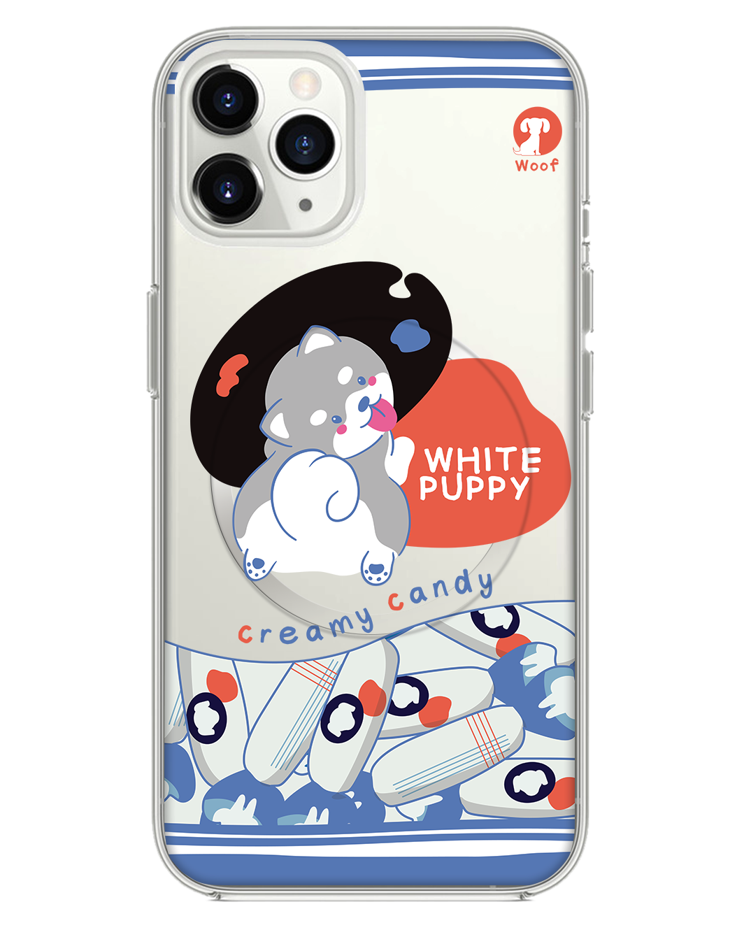 iPhone Rearguard Hybrid - White Puppy