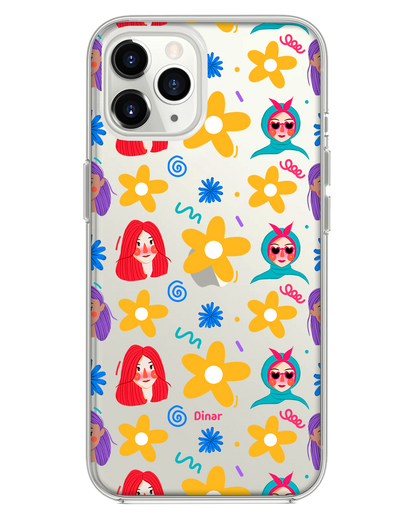 iPhone Rearguard Hybrid - Daisy Faces