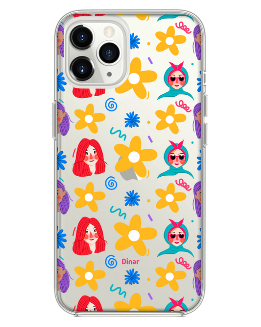 iPhone Rearguard Hybrid - Daisy Faces