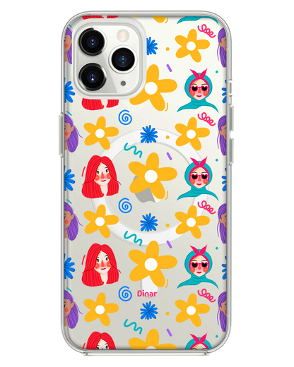 iPhone Rearguard Hybrid - Daisy Faces