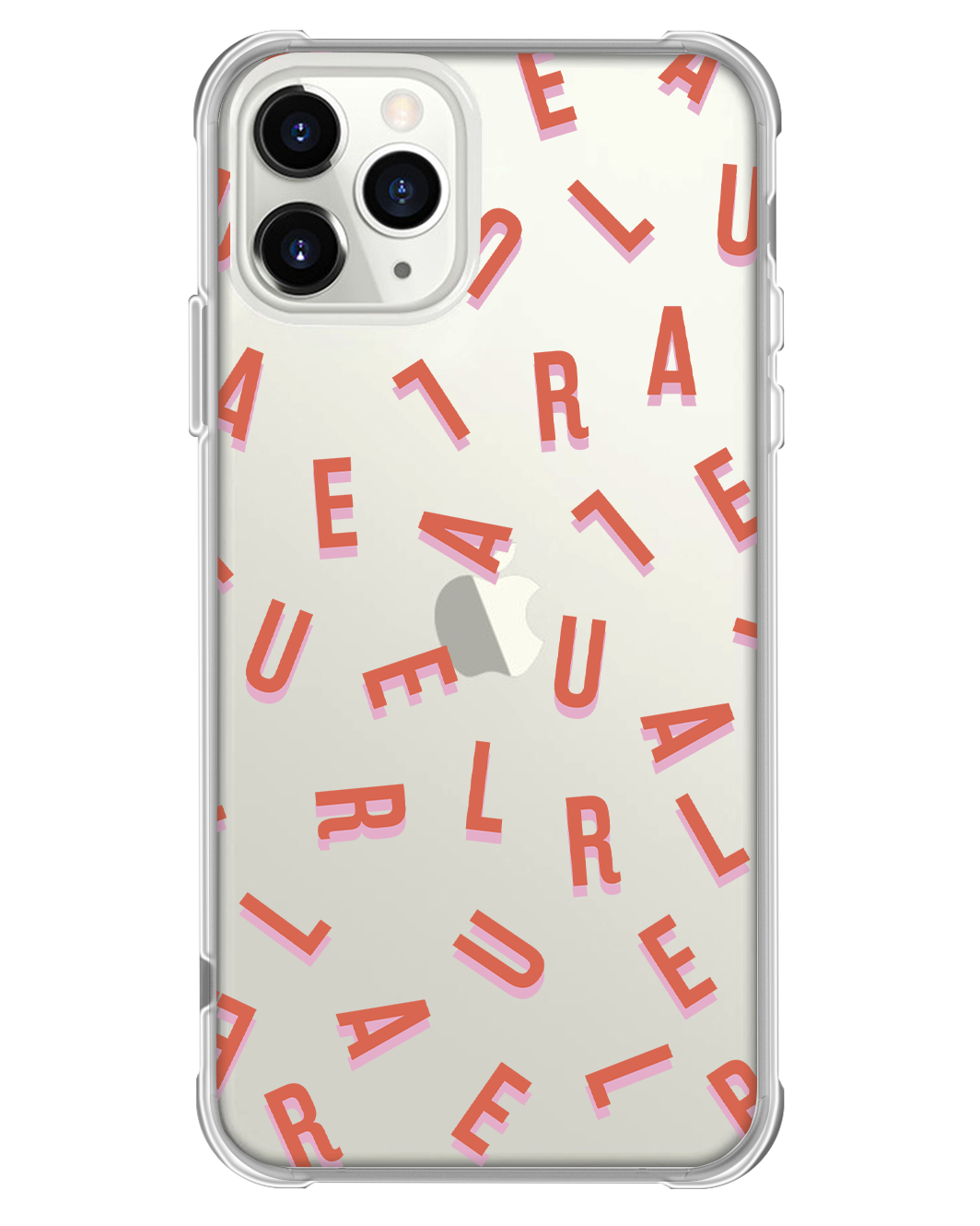 iPhone Ultra Thin Case - CUSTOM Monogram 1.0 Coral