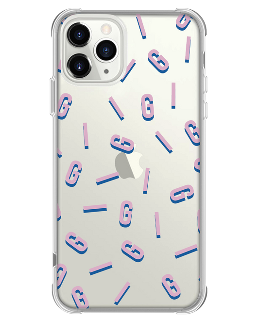 iPhone Ultra Thin Case - CUSTOM Monogram 1.0 Cotton Candy