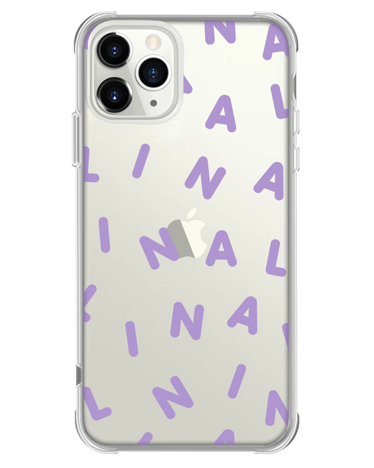 iPhone Ultra Thin Case - CUSTOM Monogram 2.0 Lilac