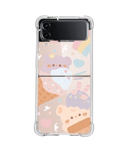 Android Flip / Fold Case - Ice Cream For Teddy