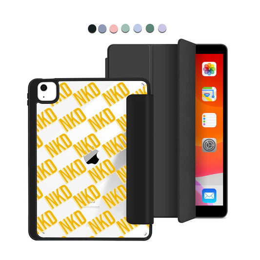 iPad Acrylic Flipcover - CUSTOM MONOGRAM 3.0 Diagonal Initial 1.0