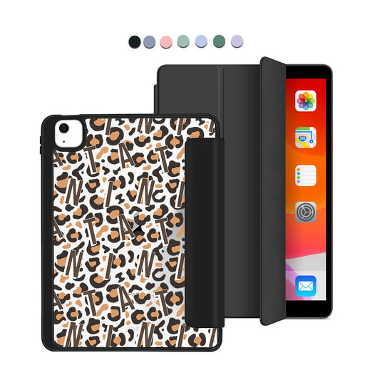 iPad Acrylic Flipcover - CUSTOM MONOGRAM 3.0 Leopard 2.0