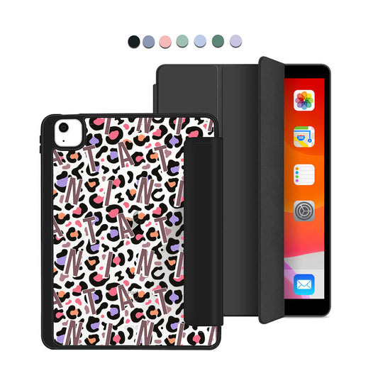 iPad Acrylic Flipcover - CUSTOM MONOGRAM 3.0 Leopard 5.0