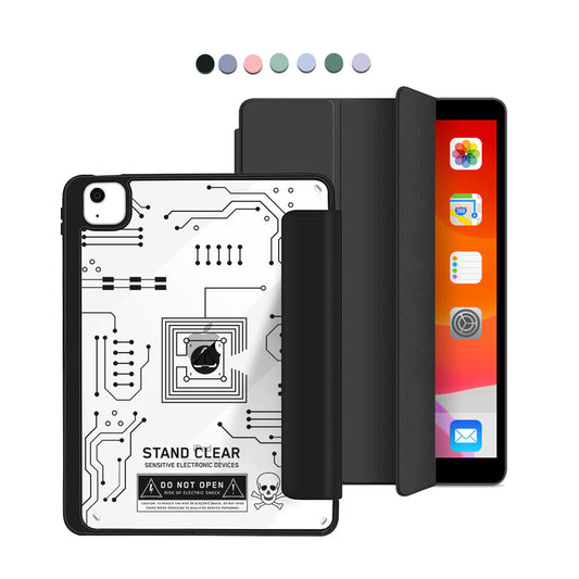 iPad Acrylic Flipcover - Circuit Black