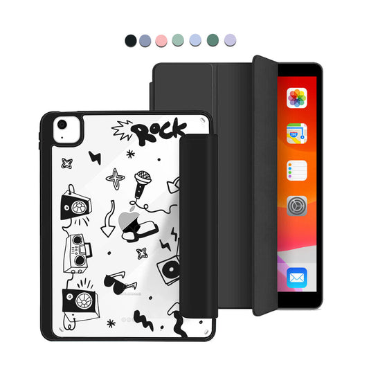 iPad Acrylic Flipcover - Rock n Roll Black