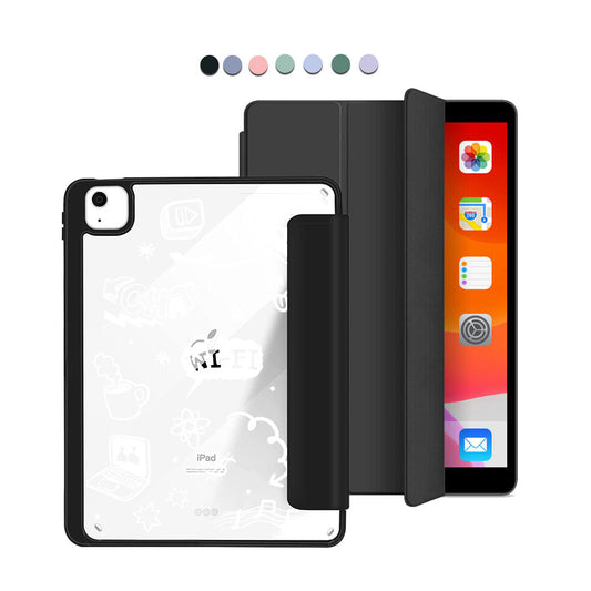 iPad Acrylic Flipcover - Social White