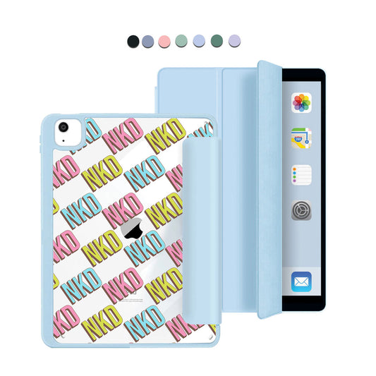 iPad Acrylic Flipcover - CUSTOM MONOGRAM 3.0 Diagonal Initial 3.0