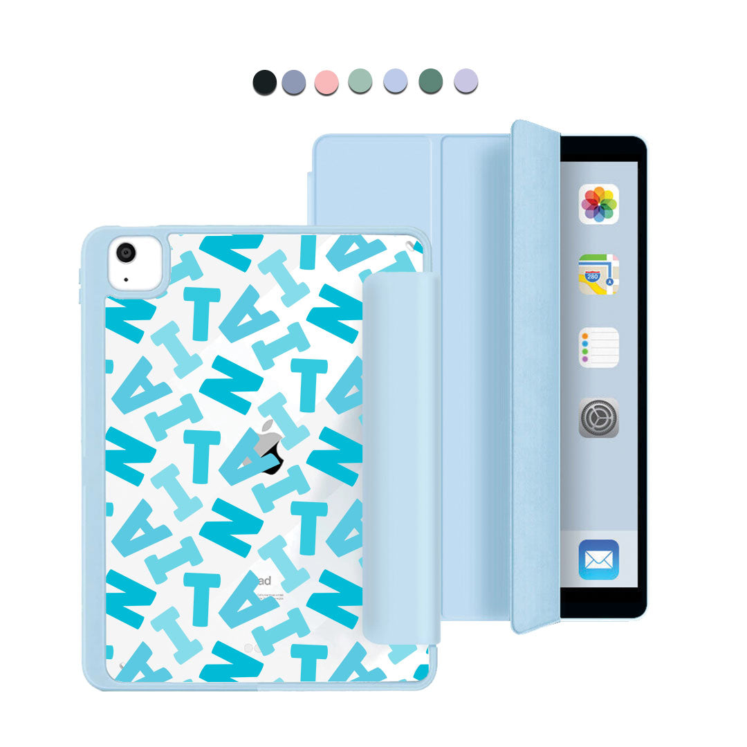 iPad Acrylic Flipcover - CUSTOM MONOGRAM 3.0 Scattered 5.0