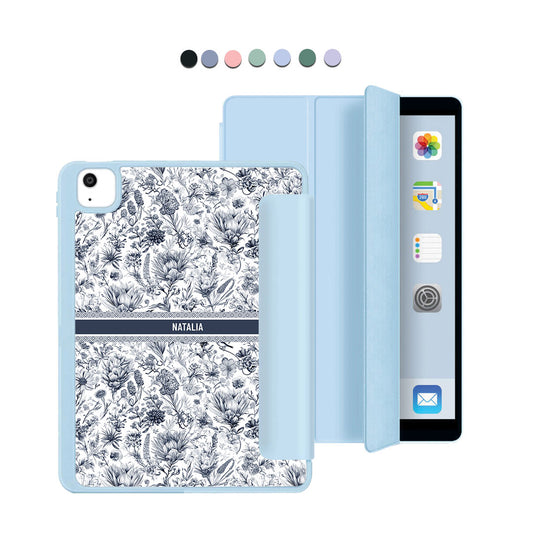 iPad Acrylic Flipcover - Toile du Juoy Botanica