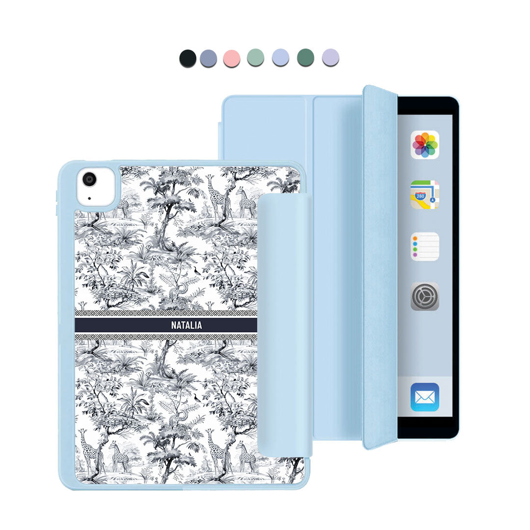 iPad Acrylic Flipcover - Toile du Juoy Giraffe