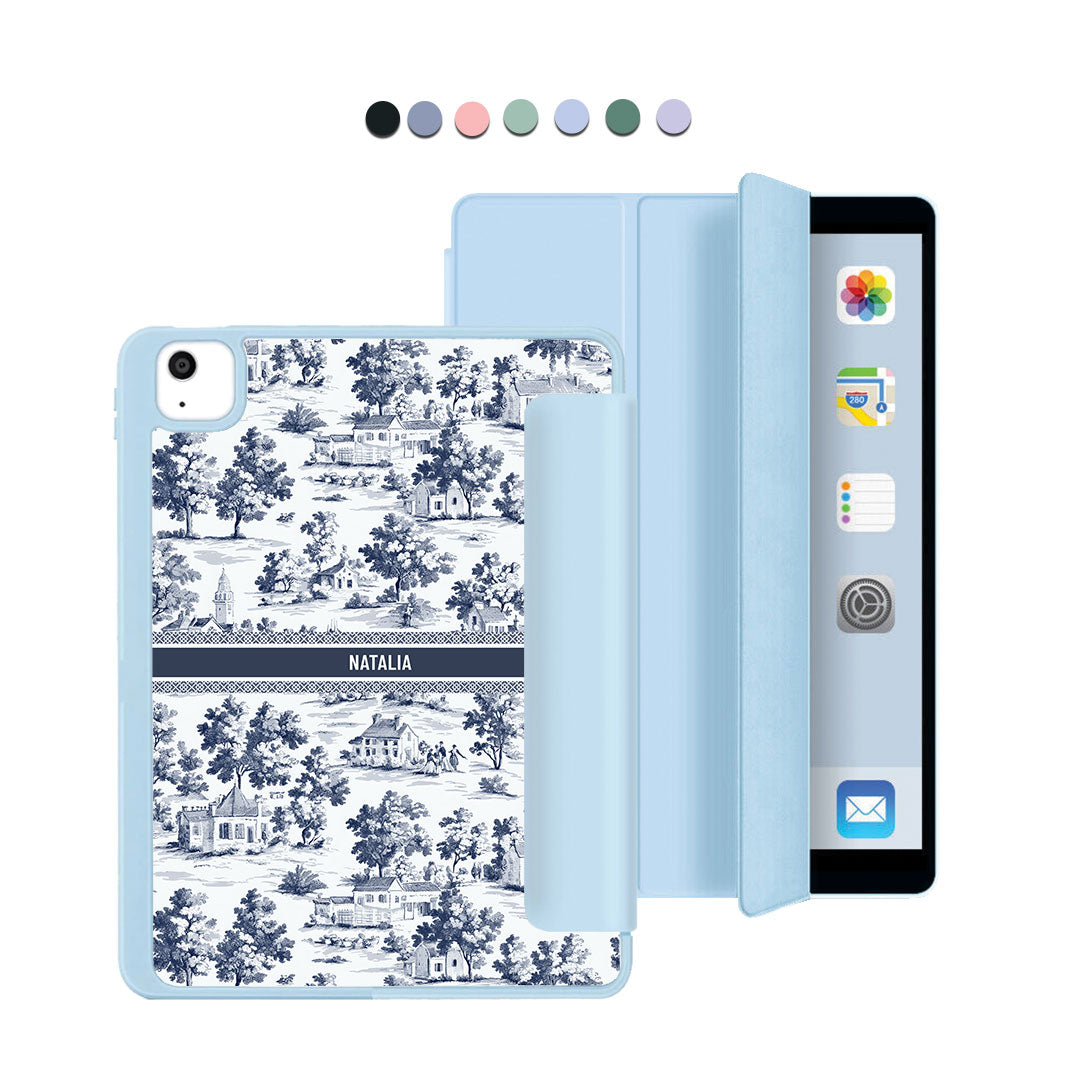 iPad Acrylic Flipcover - Toile du Juoy Village