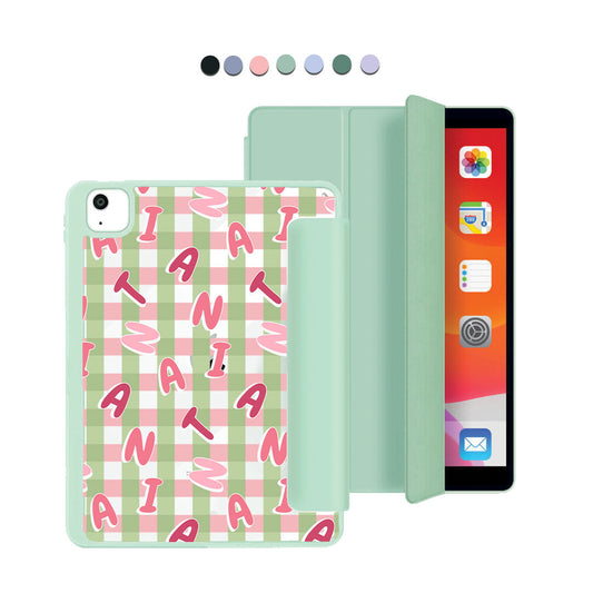 iPad Acrylic Flipcover - CUSTOM MONOGRAM 3.0 Checkered 4.0
