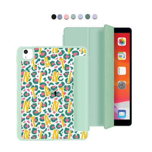iPad Acrylic Flipcover - CUSTOM MONOGRAM 3.0 Leopard 4.0